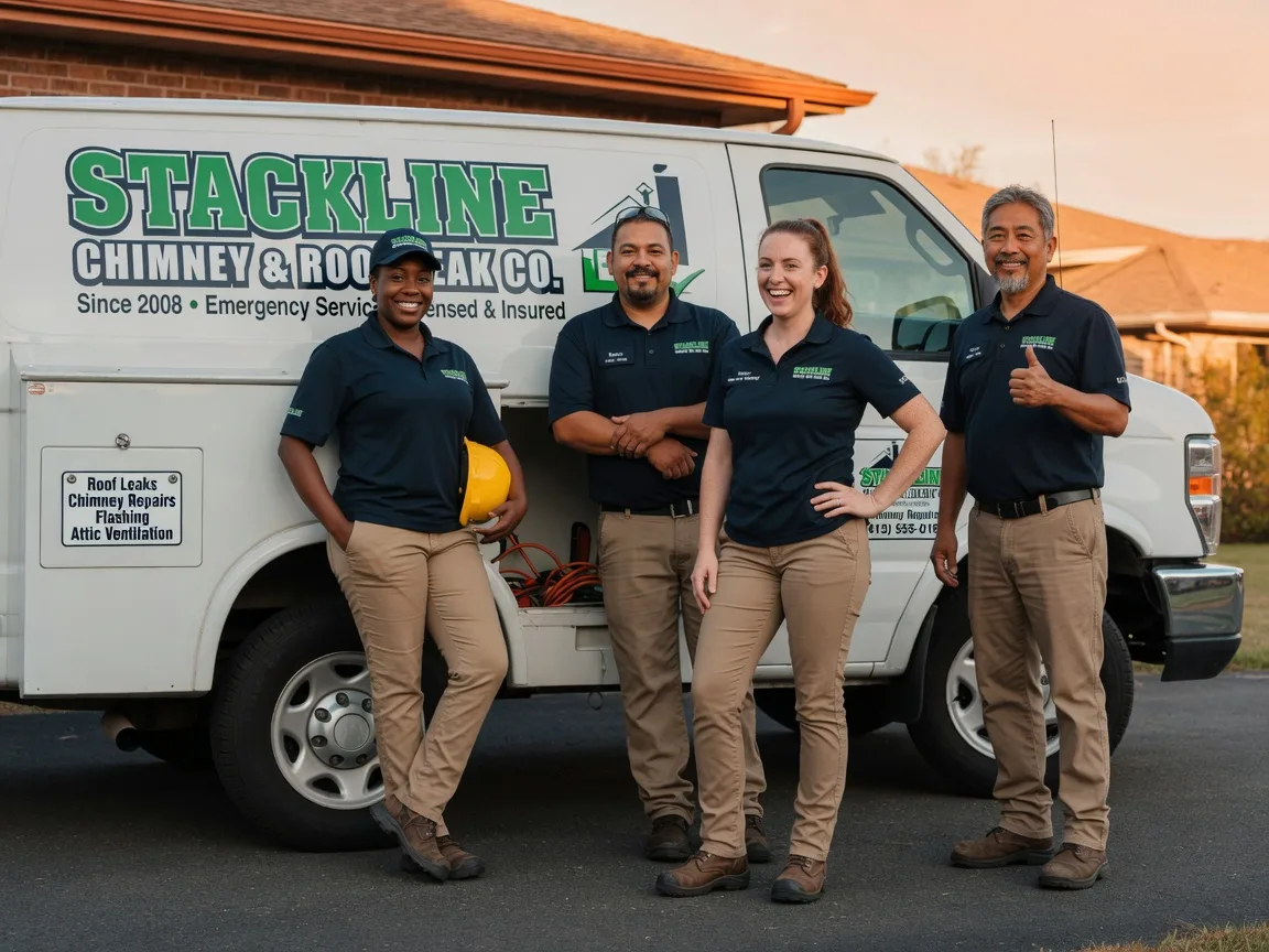 Chimney flashing repair company in Center, NE